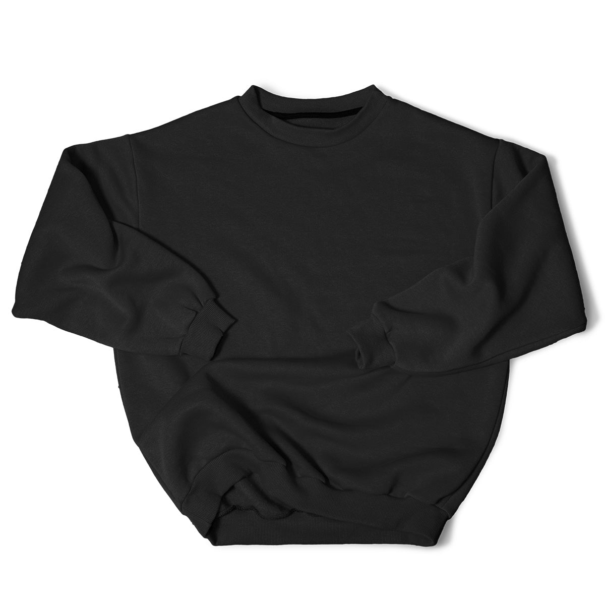 Basic Black Crewneck.