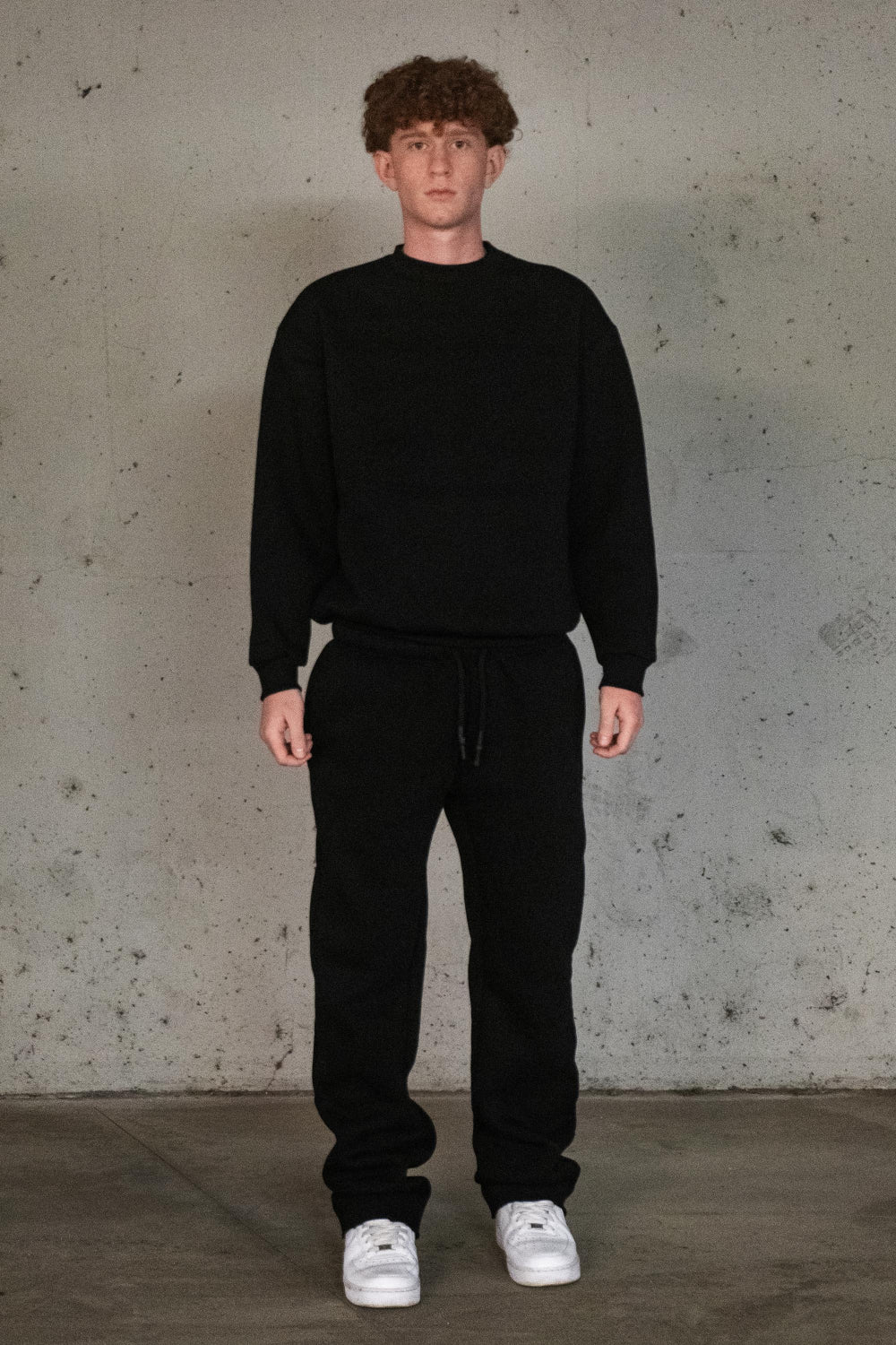 Basic Black Crewneck.