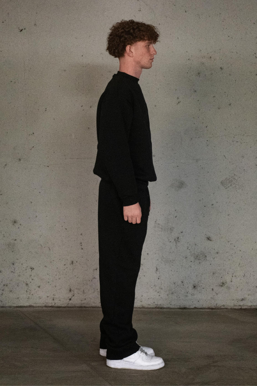 Basic Black Crewneck.