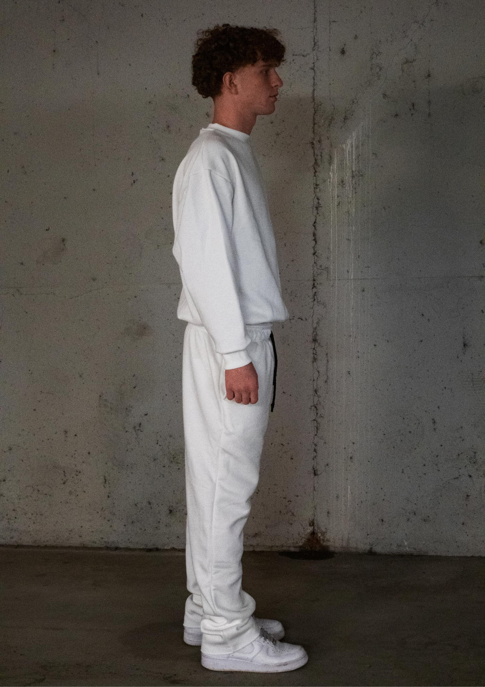 Basic White Crewneck.