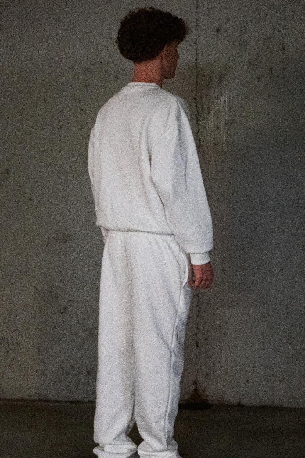 Basic White Crewneck.