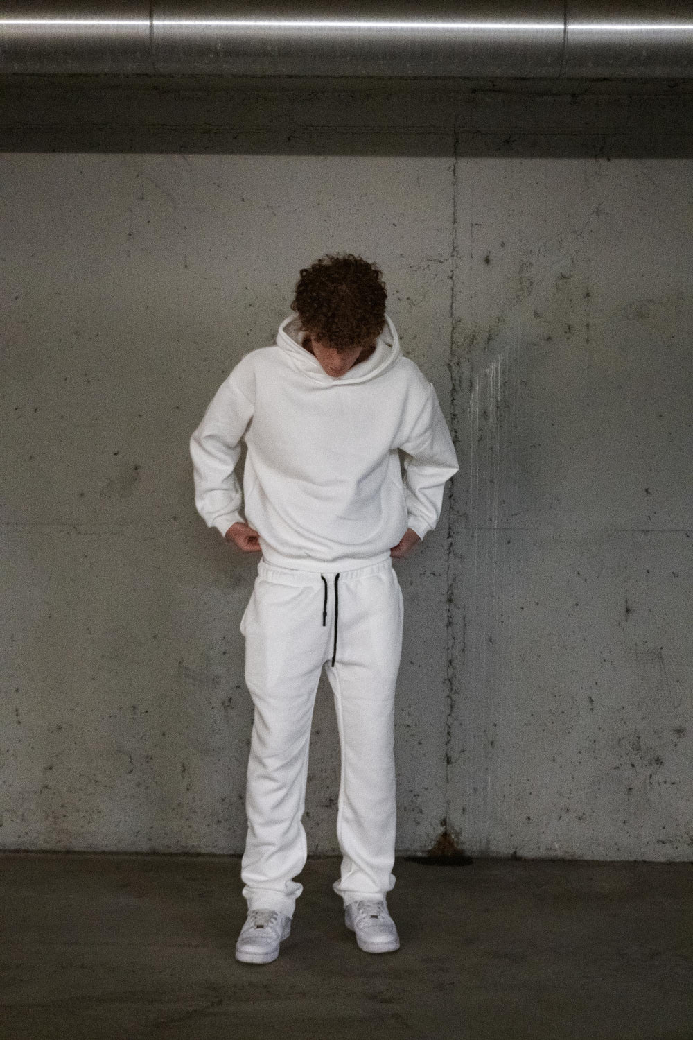 Basic White Sweats.