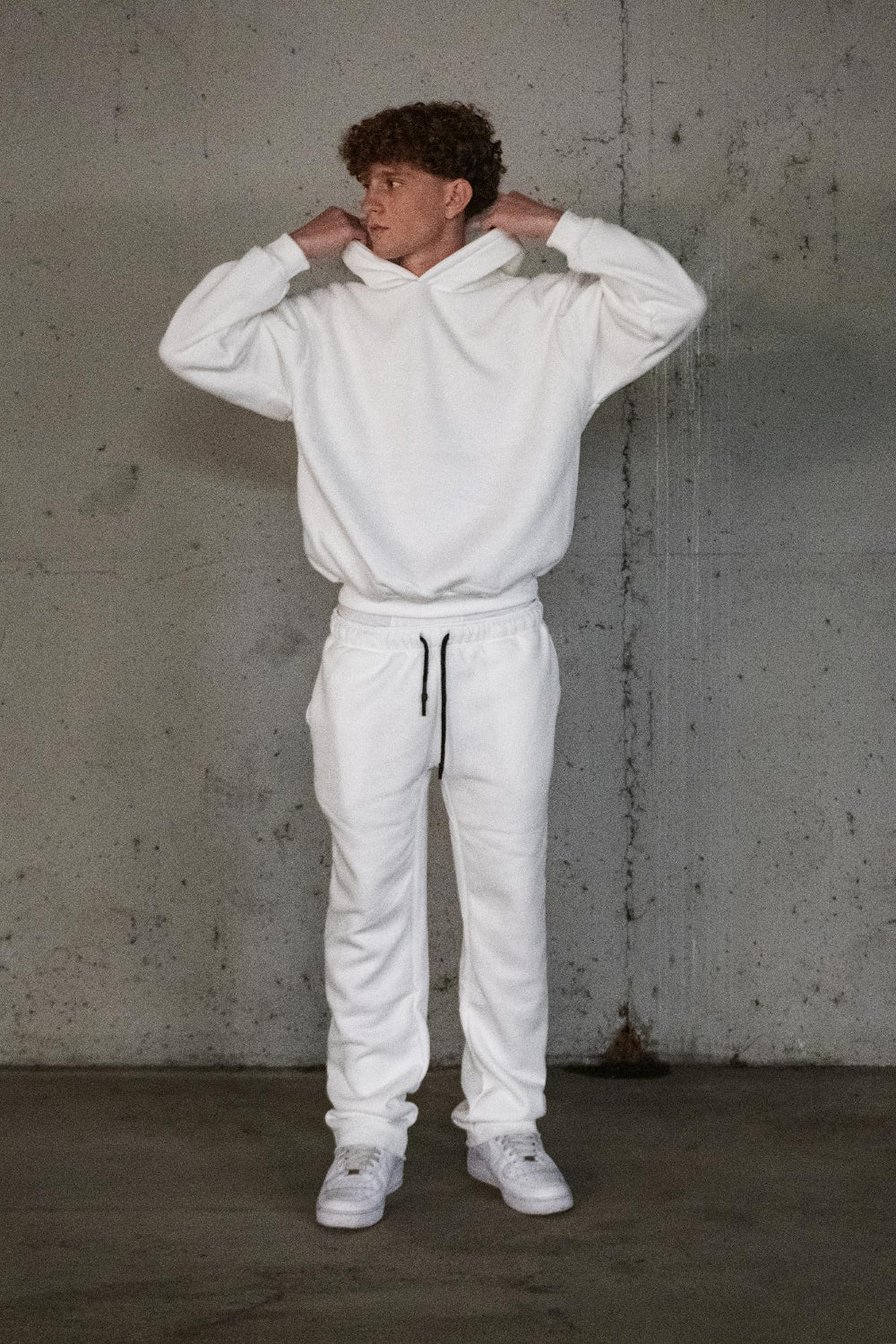 Basic White Sweats.