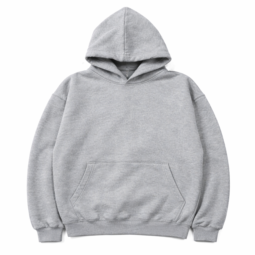 Grey Hoodie 02. 330 gsm.