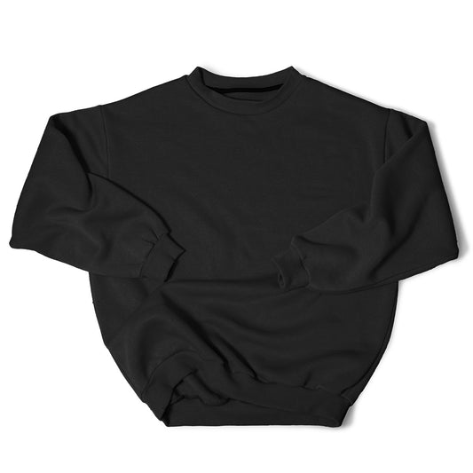 Basic Black Crewneck.