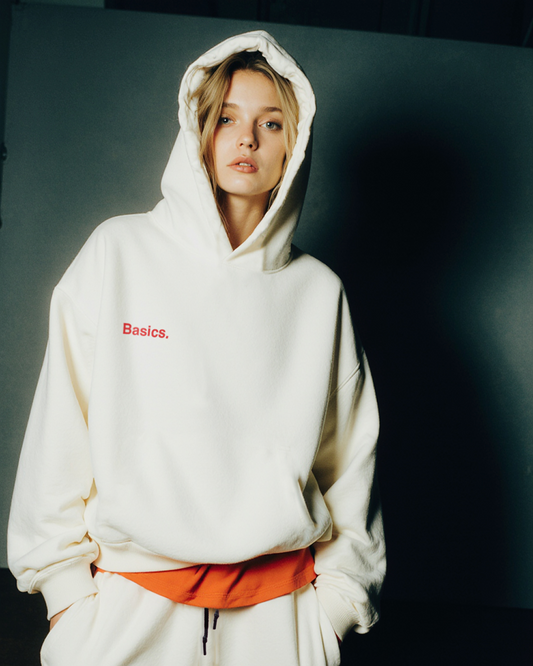 "BASIC" Signature Hoodie.