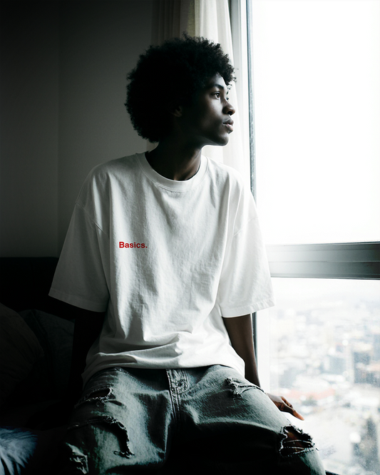 WHITE BASIC T SHIRT
