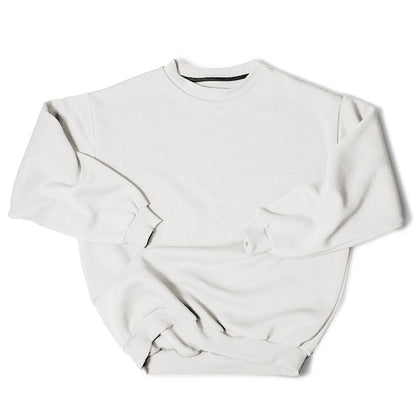 Basic White Crewneck.